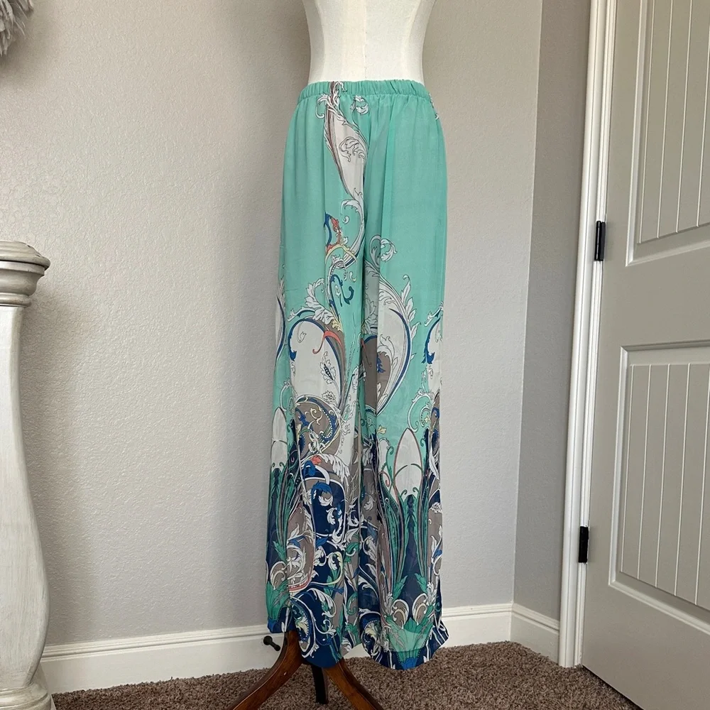 Isle by Melis Kozar Multicolor wide Leg Pants - Picture 6 of 13